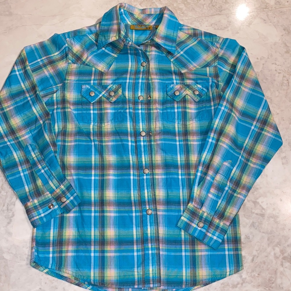 Wrangler Kids Teal shirt